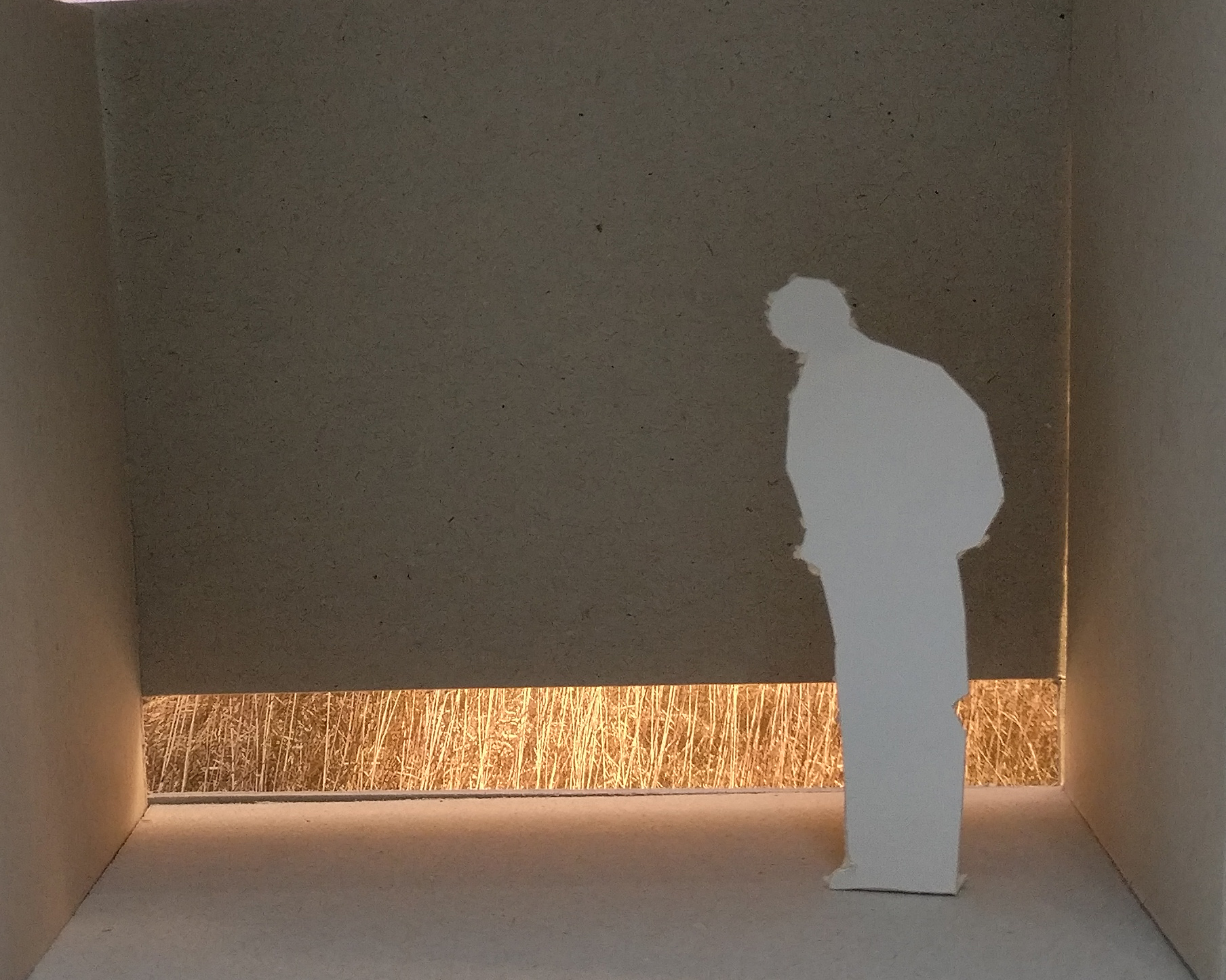 Framen van uitzicht op het landschap en het daglicht van de Delta Shelter