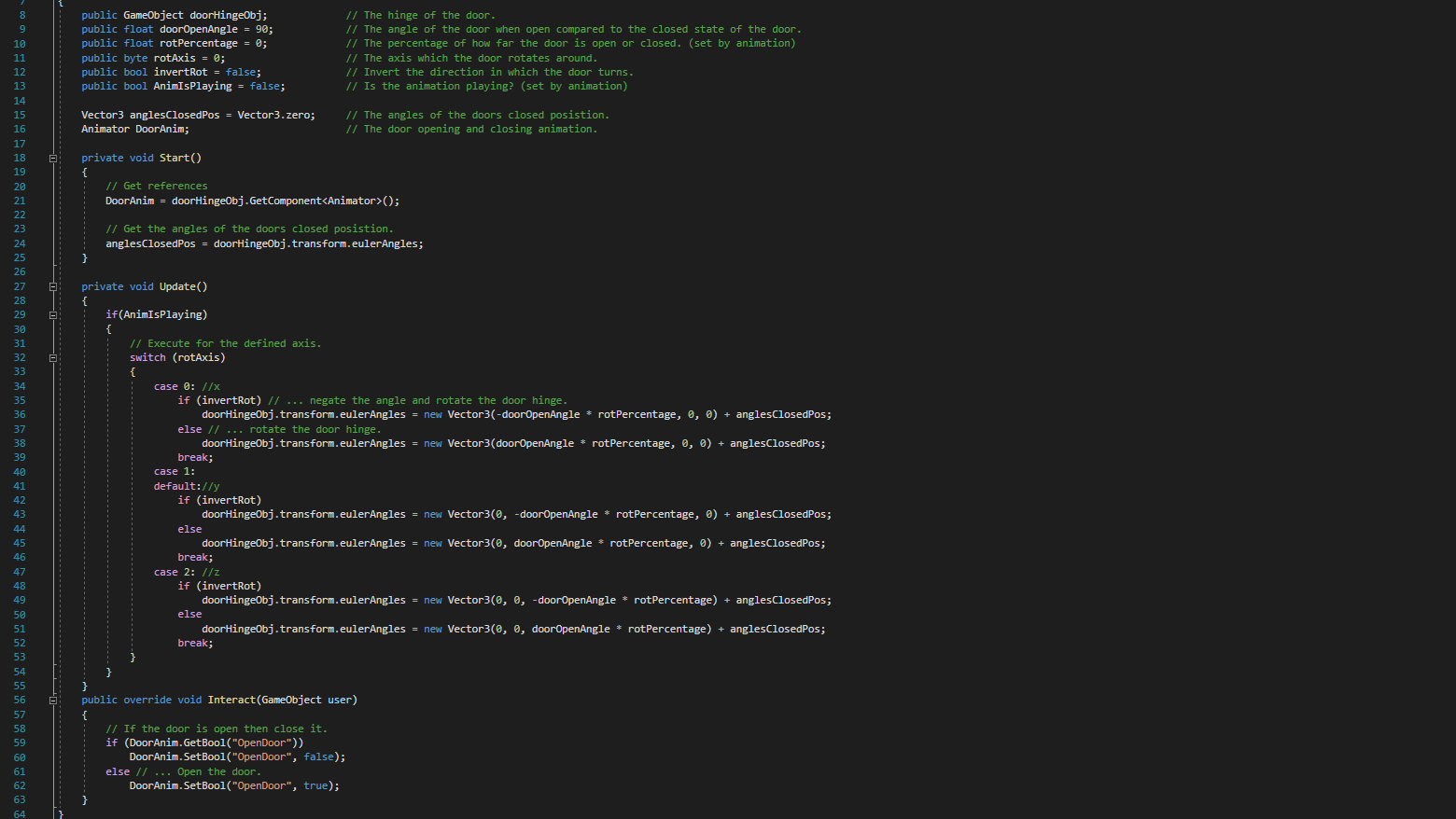 Software codering in C# voor een zelfgemaakte mobiele 3D visualisatie applicatie